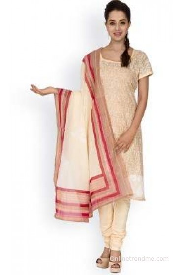 EthnicQueen Floral Print, Solid Straight